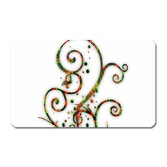 Scroll Magic Fantasy Design Magnet (rectangular) by Nexatart