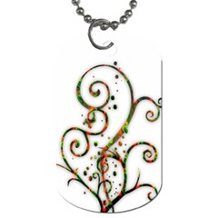 Scroll Magic Fantasy Design Dog Tag (one Side) by Nexatart