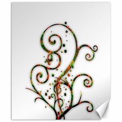 Scroll Magic Fantasy Design Canvas 8  X 10  by Nexatart