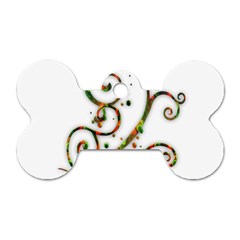 Scroll Magic Fantasy Design Dog Tag Bone (two Sides) by Nexatart