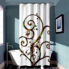 Scroll Magic Fantasy Design Shower Curtain 36  X 72  (stall)  by Nexatart