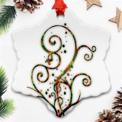 Scroll Magic Fantasy Design Ornament (snowflake) by Nexatart