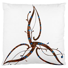 Abstract Shape Stylized Designed Large Cushion Case (two Sides) by Nexatart