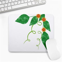 Scrapbook Green Nature Grunge Large Mousepads by Nexatart