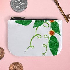 Scrapbook Green Nature Grunge Mini Coin Purses by Nexatart