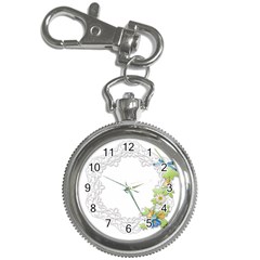 Scrapbook Element Lace Embroidery Key Chain Watches by Nexatart