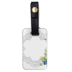 Scrapbook Element Lace Embroidery Luggage Tags (one Side)  by Nexatart