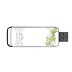 Scrapbook Element Lace Embroidery Portable Usb Flash (two Sides) by Nexatart