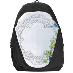 Scrapbook Element Lace Embroidery Backpack Bag by Nexatart