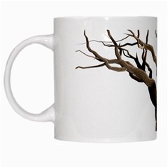 Tree Isolated Dead Plant Weathered White Mugs by Nexatart