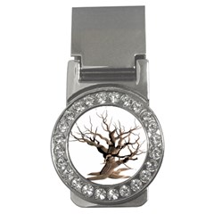 Tree Isolated Dead Plant Weathered Money Clips (cz)  by Nexatart