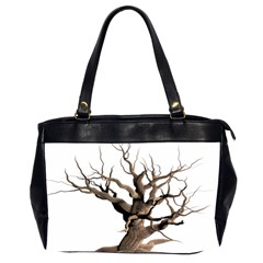 Tree Isolated Dead Plant Weathered Office Handbags (2 Sides)  by Nexatart