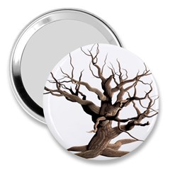 Tree Isolated Dead Plant Weathered 3  Handbag Mirrors by Nexatart