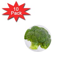 Broccoli Bunch Floret Fresh Food 1  Mini Buttons (10 Pack)  by Nexatart