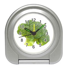 Broccoli Bunch Floret Fresh Food Travel Alarm Clocks by Nexatart