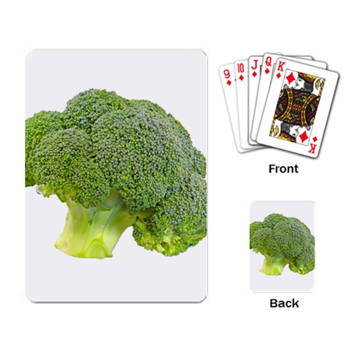 Broccoli Bunch Floret Fresh Food Playing Card