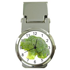 Broccoli Bunch Floret Fresh Food Money Clip Watches by Nexatart