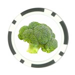 Broccoli Bunch Floret Fresh Food Poker Chip Card Guard (10 pack) Front