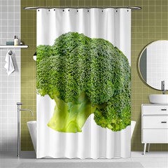 Broccoli Bunch Floret Fresh Food Shower Curtain 48  X 72  (small)  by Nexatart