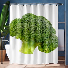 Broccoli Bunch Floret Fresh Food Shower Curtain 60  X 72  (medium)  by Nexatart