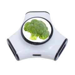 Broccoli Bunch Floret Fresh Food 3-port Usb Hub by Nexatart