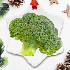 Broccoli Bunch Floret Fresh Food Ornament (snowflake) by Nexatart