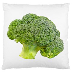 Broccoli Bunch Floret Fresh Food Large Flano Cushion Case (one Side) by Nexatart