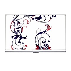 Scroll Border Swirls Abstract Business Card Holders by Nexatart