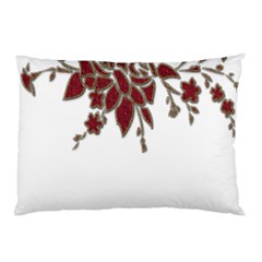 Scrapbook Element Nature Flowers Pillow Case by Nexatart