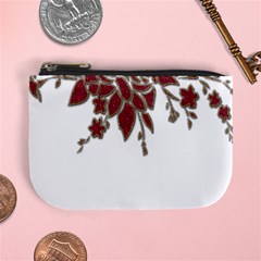 Scrapbook Element Nature Flowers Mini Coin Purses by Nexatart