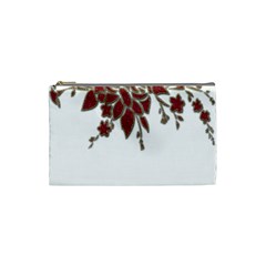 Scrapbook Element Nature Flowers Cosmetic Bag (small)  by Nexatart