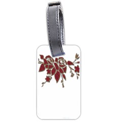 Scrapbook Element Nature Flowers Luggage Tags (one Side)  by Nexatart