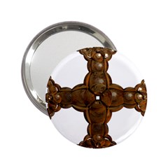 Cross Golden Cross Design 3d 2 25  Handbag Mirrors by Nexatart