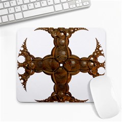 Cross Golden Cross Design 3d Large Mousepads by Nexatart