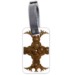 Cross Golden Cross Design 3d Luggage Tags (one Side)  by Nexatart