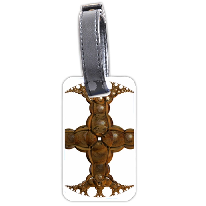 Cross Golden Cross Design 3d Luggage Tags (One Side) 