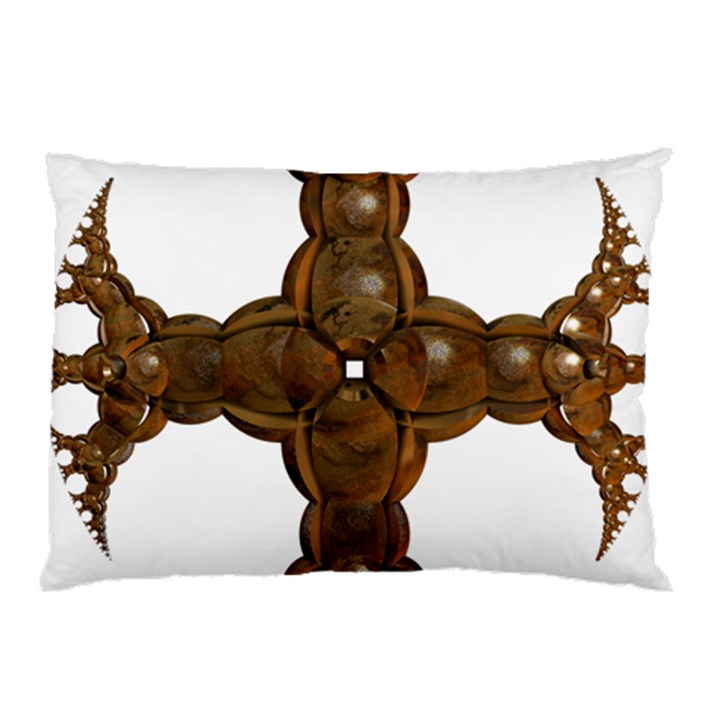 Cross Golden Cross Design 3d Pillow Case (Two Sides)