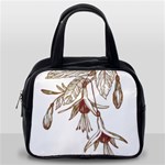 Floral Spray Gold And Red Pretty Classic Handbags (One Side) Front