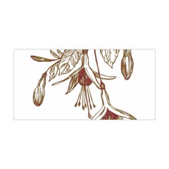 Floral Spray Gold And Red Pretty Yoga Headband