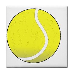 Tennis Ball Ball Sport Fitness Tile Coasters by Nexatart