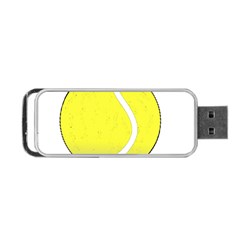 Tennis Ball Ball Sport Fitness Portable Usb Flash (one Side) by Nexatart