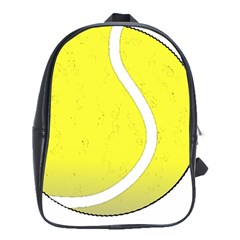 Tennis Ball Ball Sport Fitness School Bags (xl)  by Nexatart