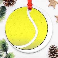 Tennis Ball Ball Sport Fitness Ornament (round) by Nexatart