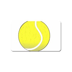 Tennis Ball Ball Sport Fitness Magnet (name Card) by Nexatart