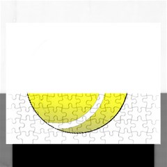 Tennis Ball Ball Sport Fitness Rectangular Jigsaw Puzzl by Nexatart