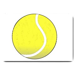 Tennis Ball Ball Sport Fitness Large Doormat  by Nexatart