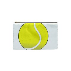 Tennis Ball Ball Sport Fitness Cosmetic Bag (small)  by Nexatart