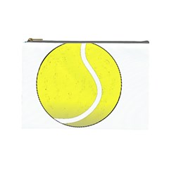 Tennis Ball Ball Sport Fitness Cosmetic Bag (large)  by Nexatart