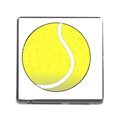 Tennis Ball Ball Sport Fitness Memory Card Reader (square) by Nexatart