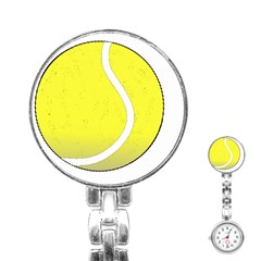 Tennis Ball Ball Sport Fitness Stainless Steel Nurses Watch by Nexatart